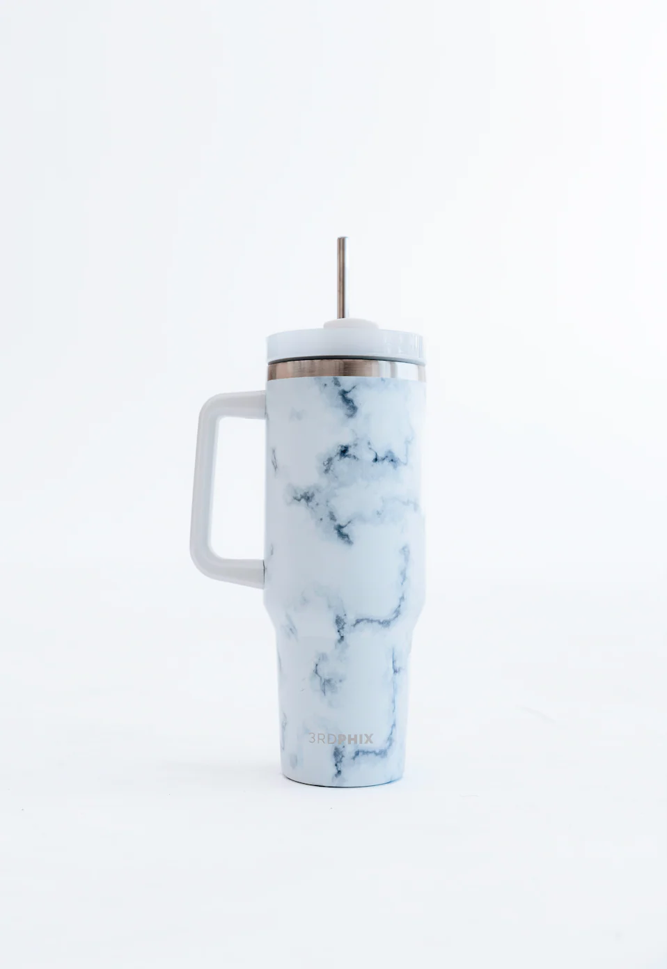 WHITE MARBLE TUMBLER BOTTLE (US)